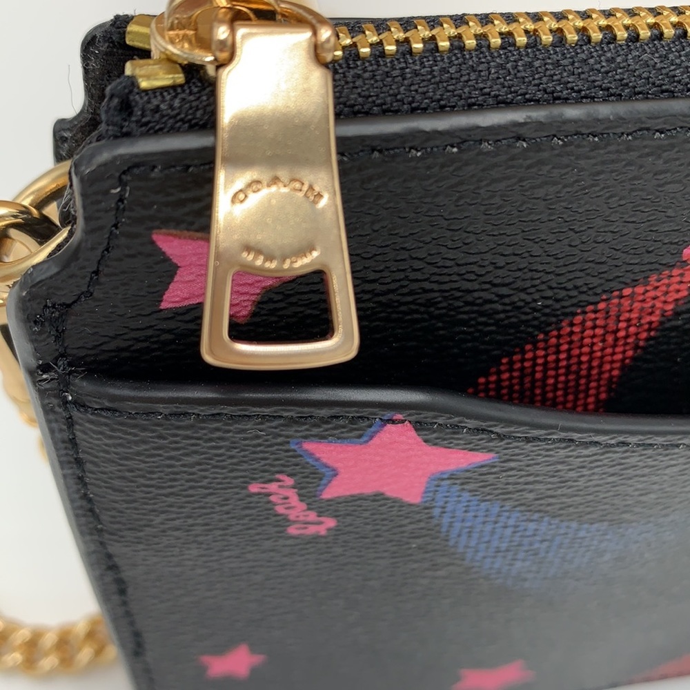 Poppy Crossbody With Card Case With Disco Star Print - Picture 7 of 16